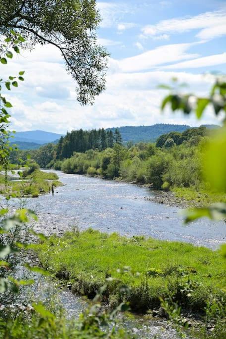 Polana Slowikowa 5 Star- Domek W Gorach Z Jacuzzi, Sauna,Basen,Ogrod Z Lasem, Kominek I Narty Stroza  Bagian luar foto
