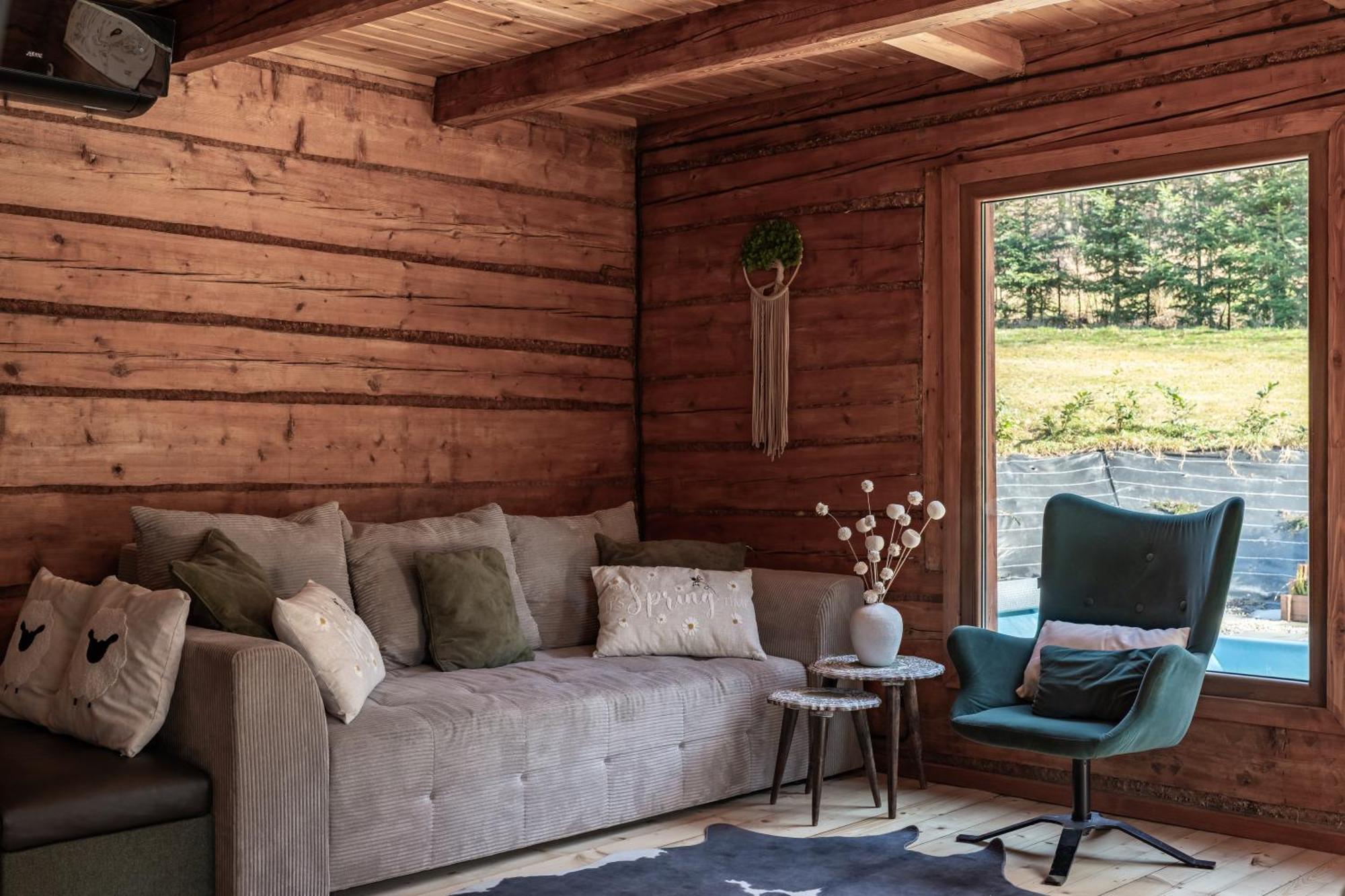 Polana Slowikowa 5 Star- Domek W Gorach Z Jacuzzi, Sauna,Basen,Ogrod Z Lasem, Kominek I Narty Stroza  Bagian luar foto